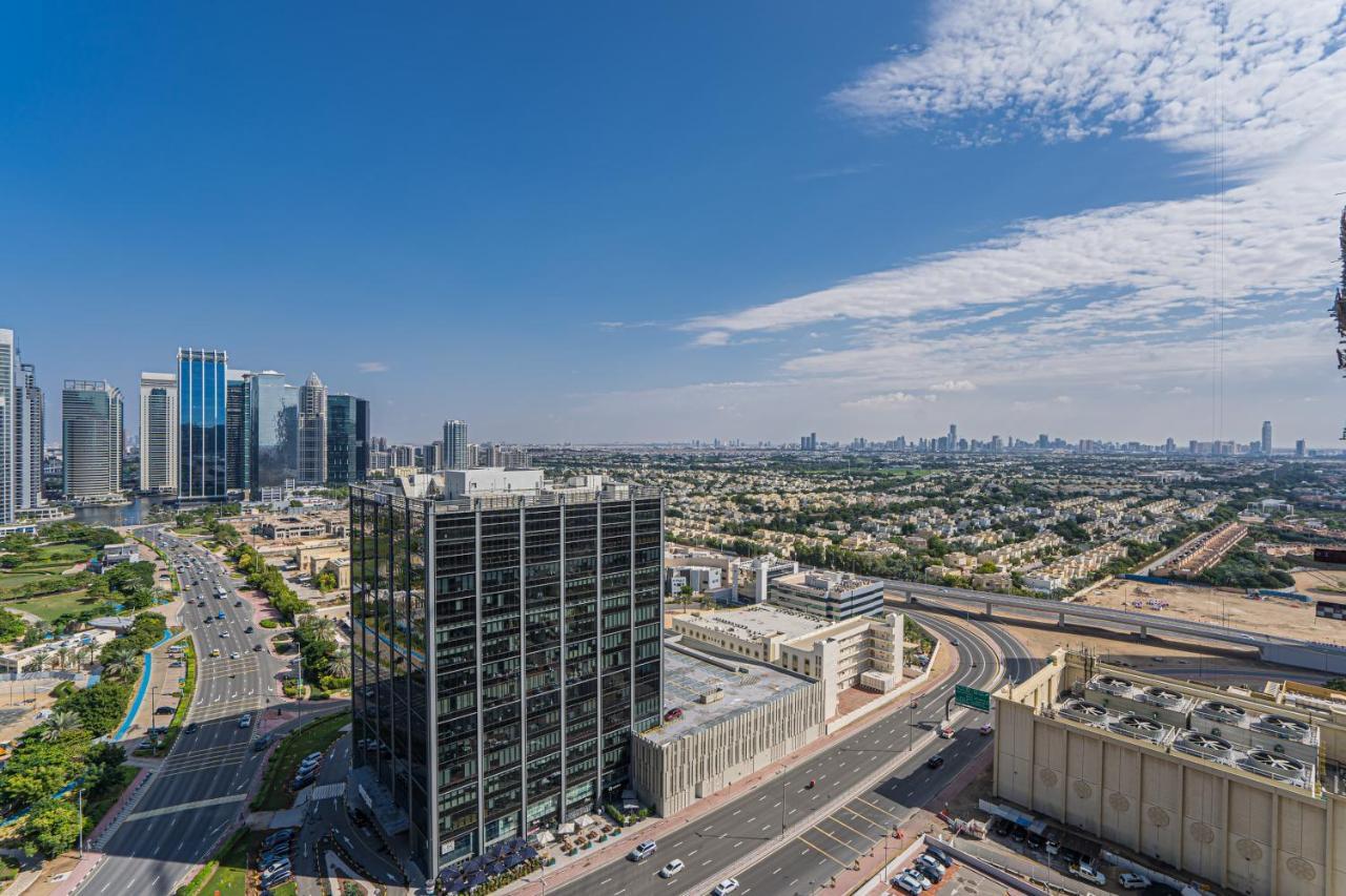 Higuests - Modern Studio With Incredible City Skyline View Dubai Exterior foto