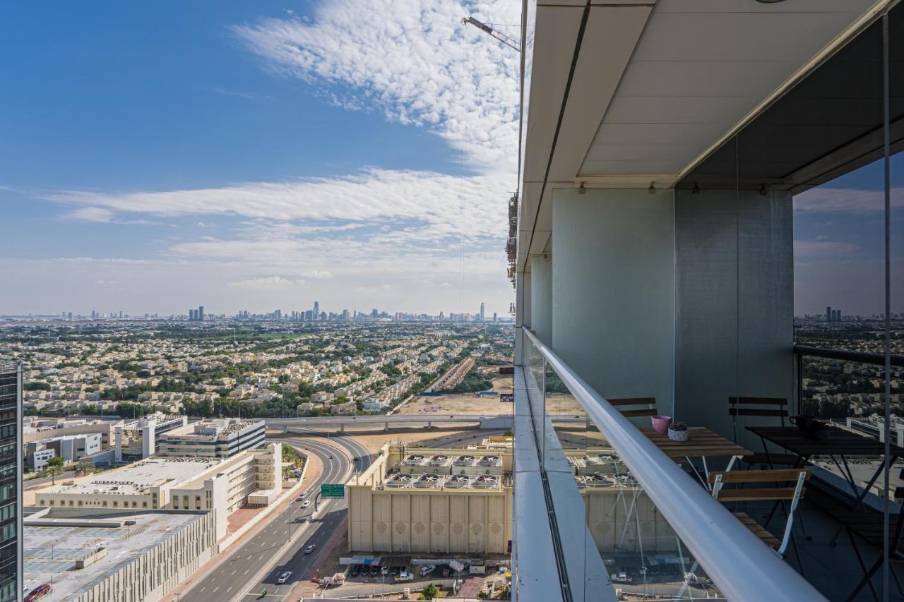 Higuests - Modern Studio With Incredible City Skyline View Dubai Exterior foto