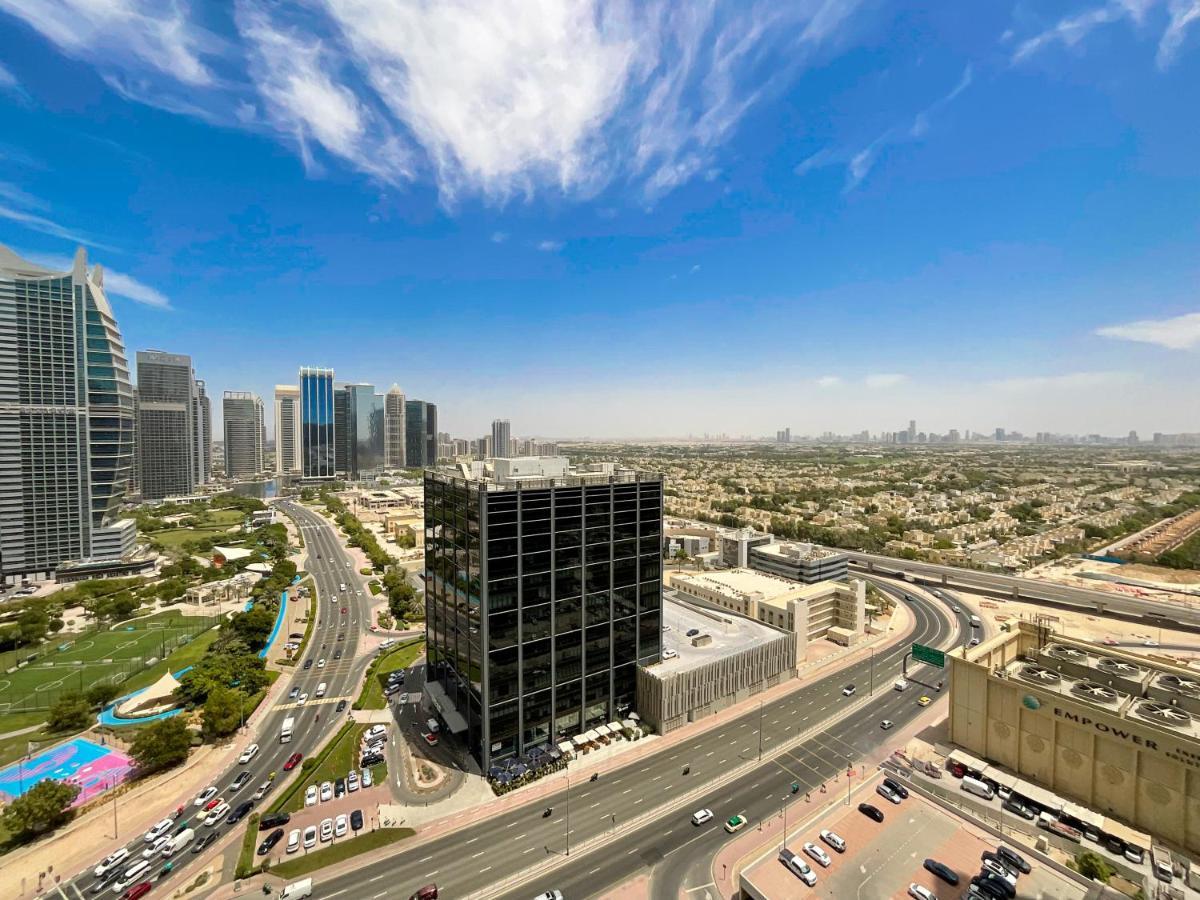 Higuests - Modern Studio With Incredible City Skyline View Dubai Exterior foto